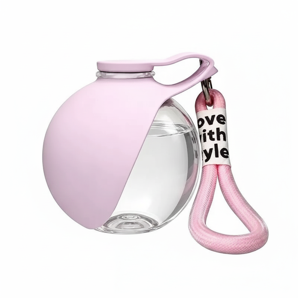 Gourde rose - version plastique