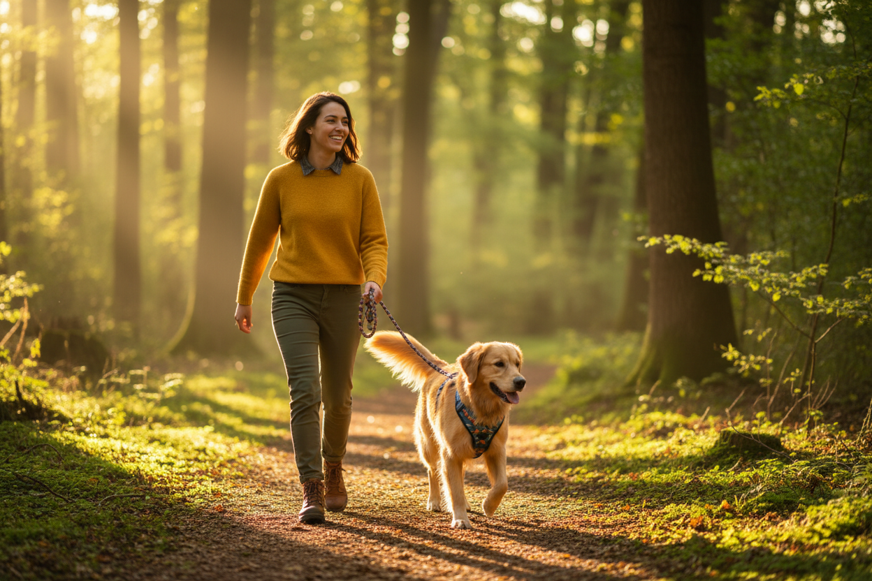 Image hero promenade chien